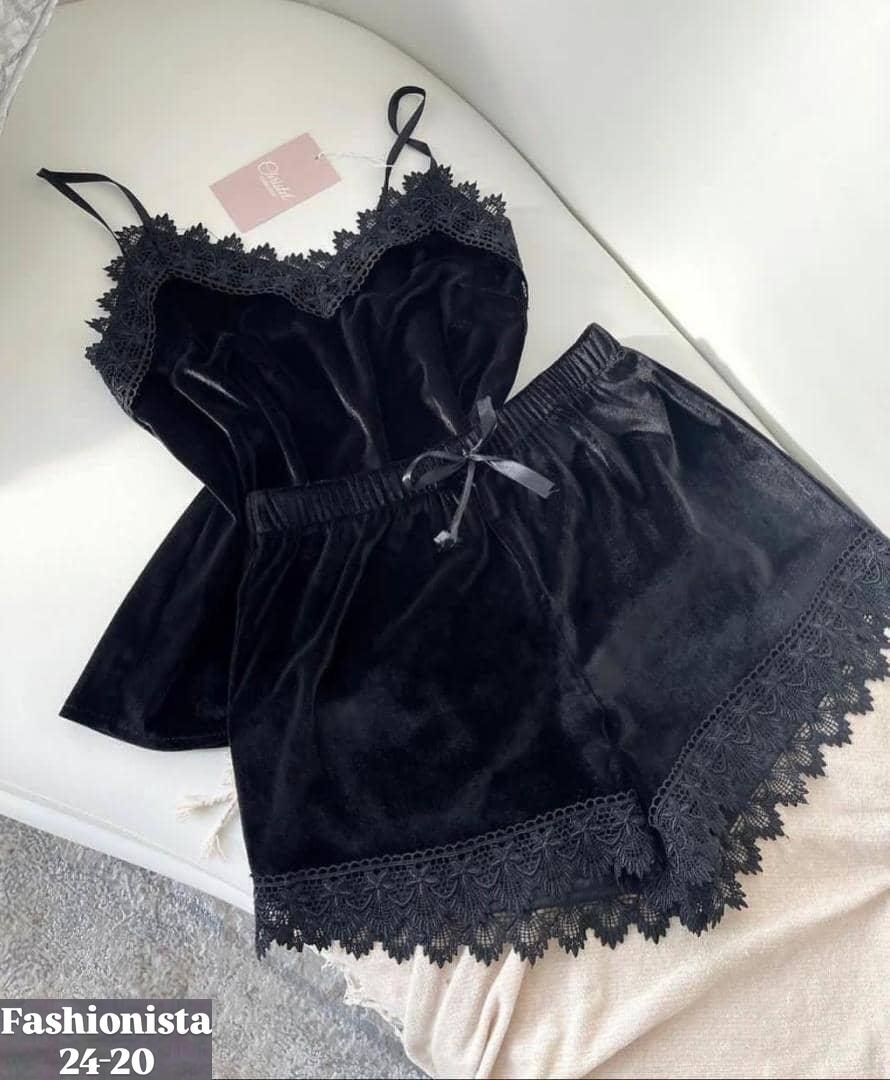 пижама из бархата,комплект женской пижамы,пижама женская,пижама велюровая женская с кружевом,пижама с кружевом