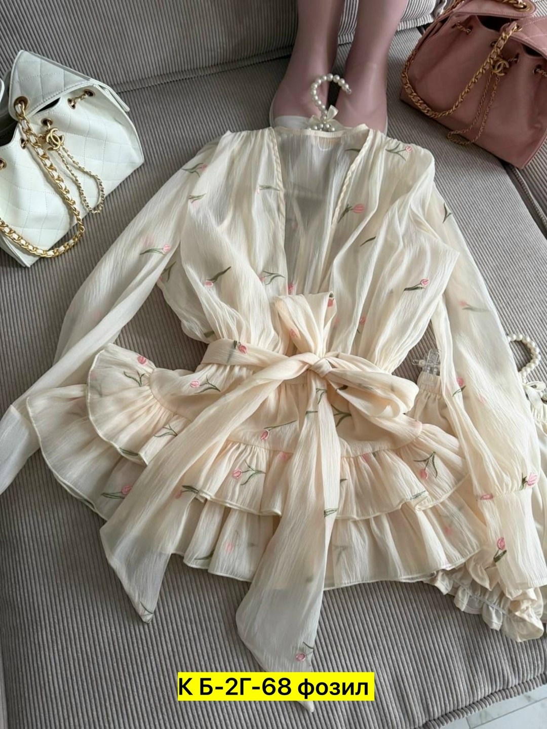 костюм летний юбка и блузка с воланами муслиновая herstyle 326251308,юбки,,женские костюмы
