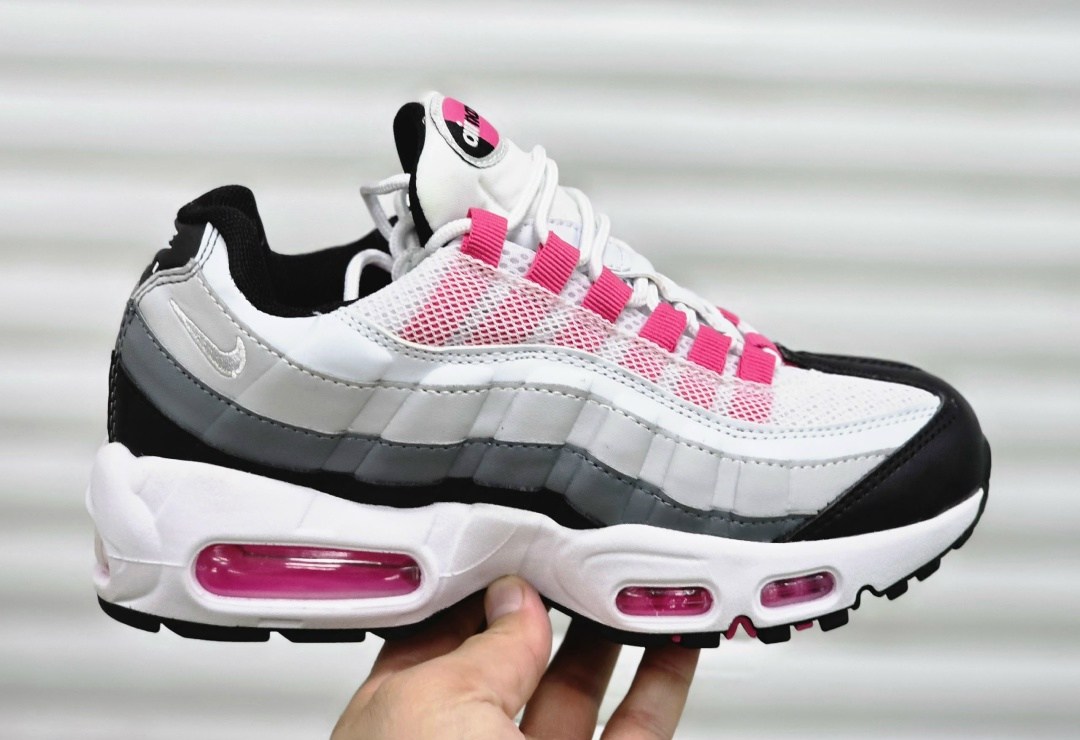 nike air max 95 essential,nike air max 95,кроссовки,аир макс 95 черно розовые,аир макс 95 розовые