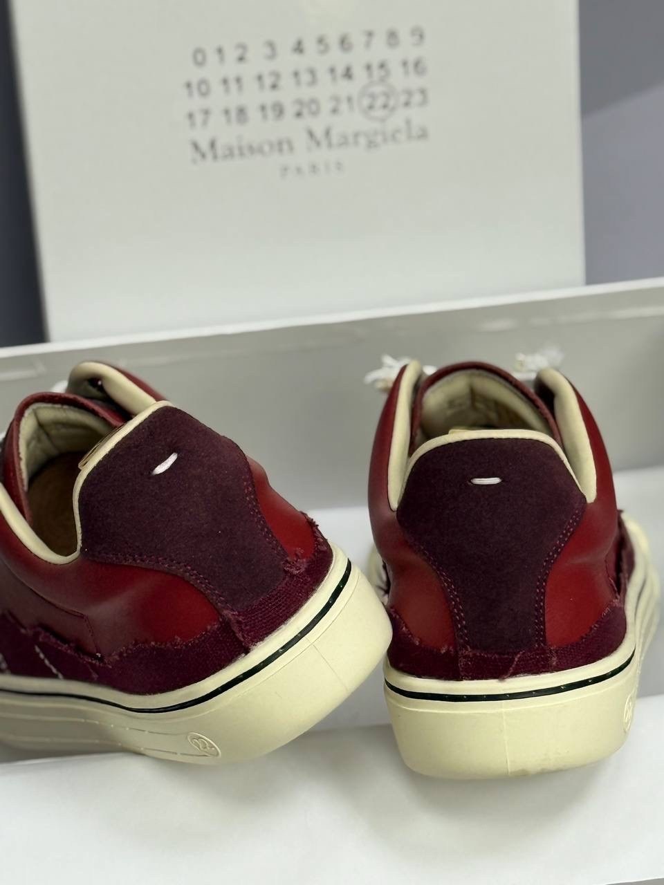 maison margiela кроссовки,кеды maison margiela evolution,,кроссовки бордовые,кроссовки кеды