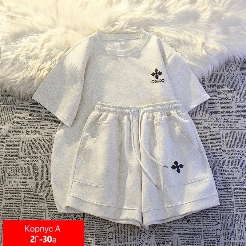 комплект одежды moocie,костюм женский,костюм с шортам,летние костюмы,женские летние комплекты