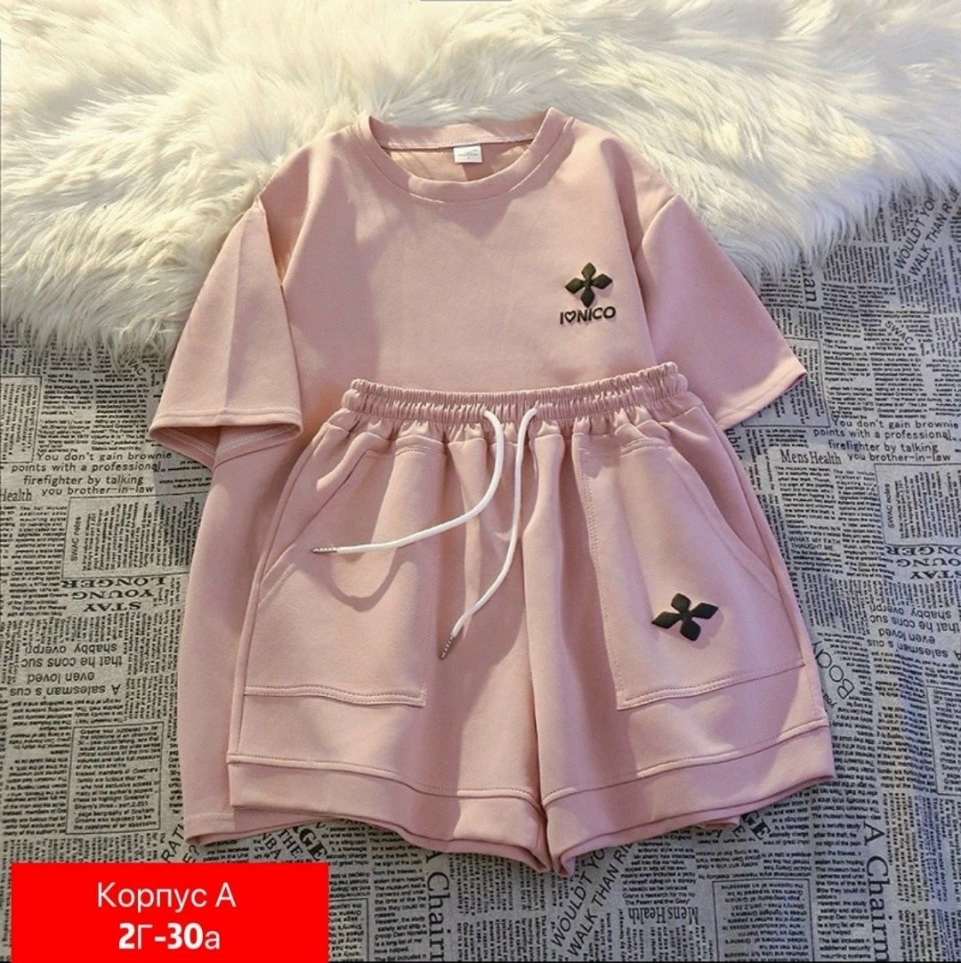комплект одежды moocie,костюм женский,костюм с шортам,летние костюмы,женские летние комплекты