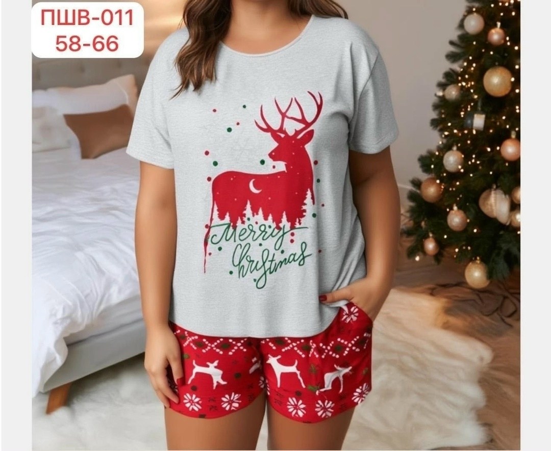 пижамный комплект больших размеров,пижама женская,комплект пижама,женская пижама с шортами,пижама с бриджами женская