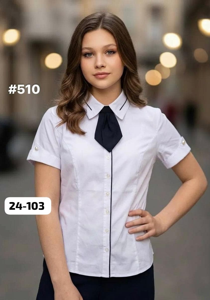 школьная рубашка для девочки,рубашка школьная с галстуком,школьная рубашка,рубашка для девочки в школу,рубашка для девочек