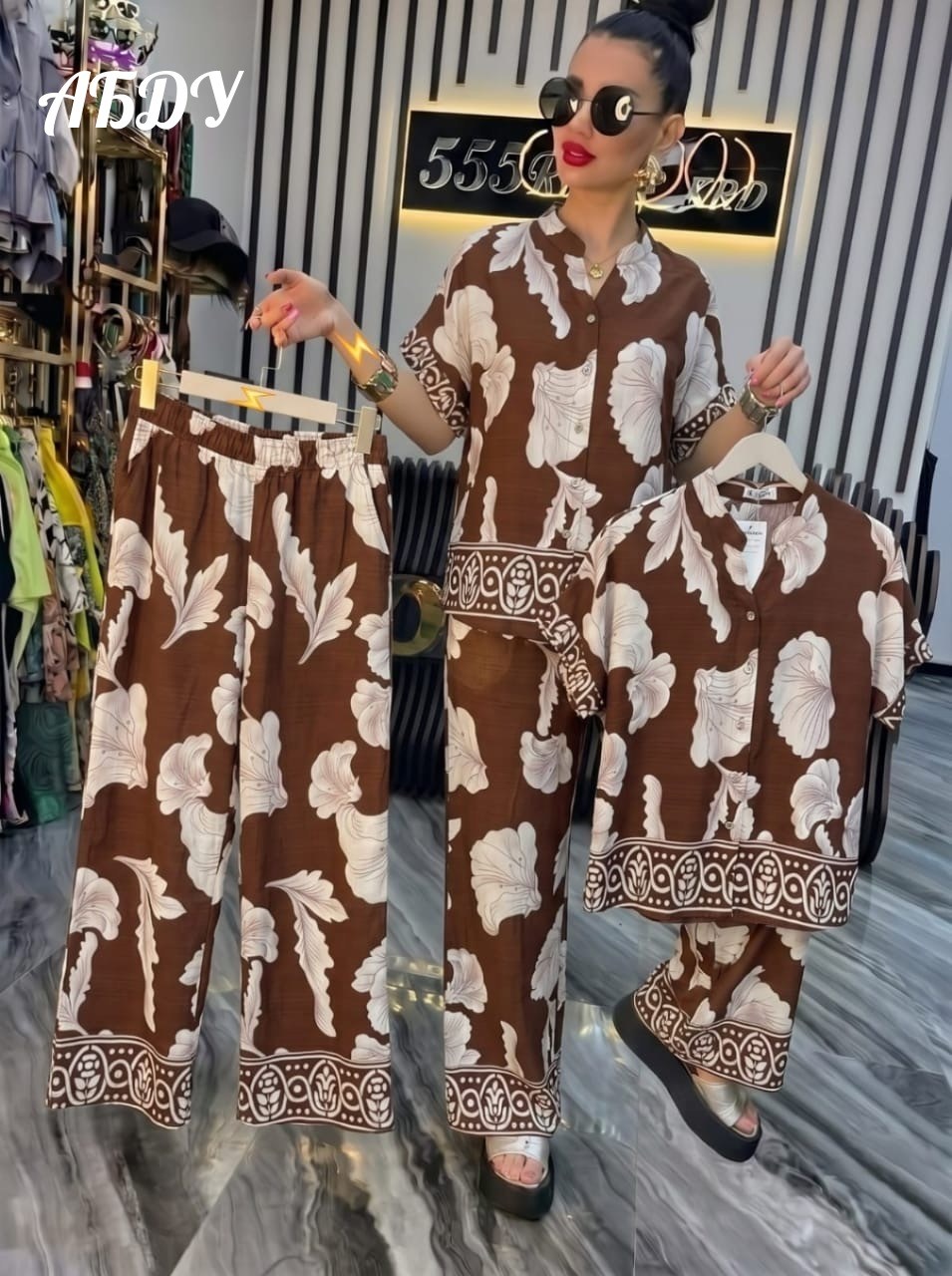костюм с брюками,костюм с брюками женский,костюм брючный летний оверсайз из хлопка tathastu,костюм для женщин,брючный костюм элегантный