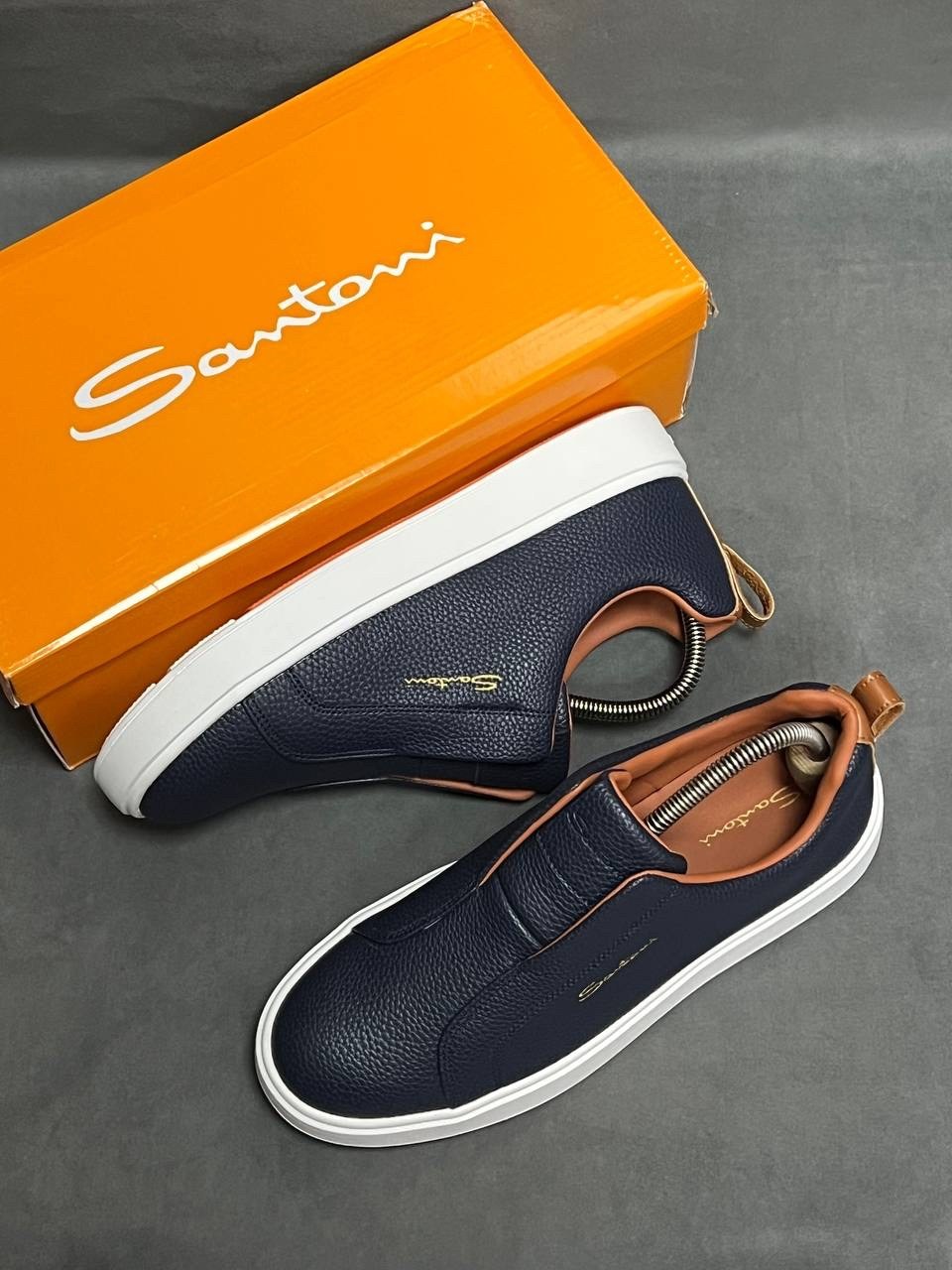 ,слипоны мужские,слипоны santoni,слипоны сантони мужские,слипоны мужские кожаные