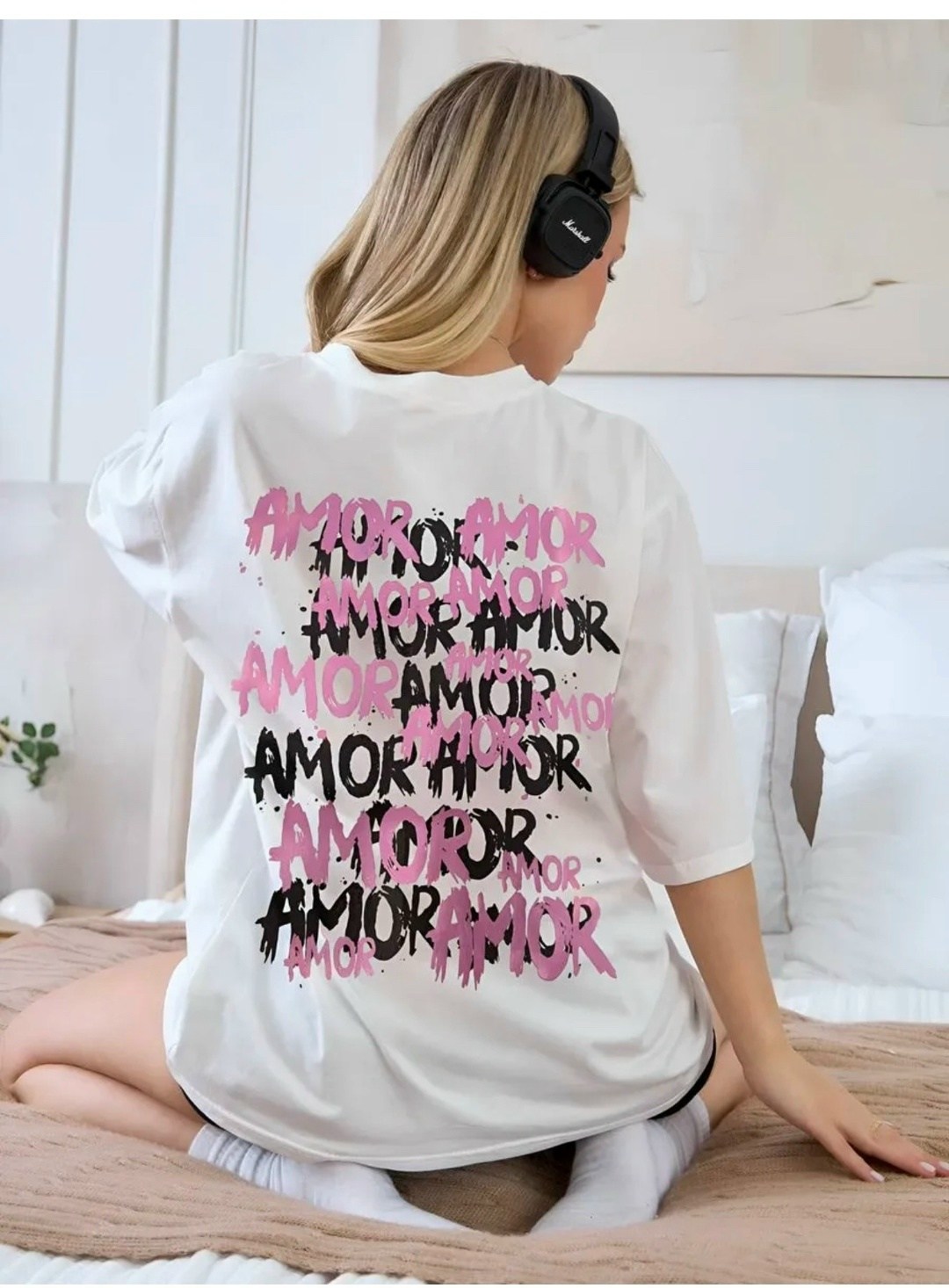 футболка женская оверсайз,футболка из pinterest женская оверсайз белая с принтом amor kopul,футболка оверсайз,футболка оверсайз с принтом yozz,футболка оверсайз с принтами
