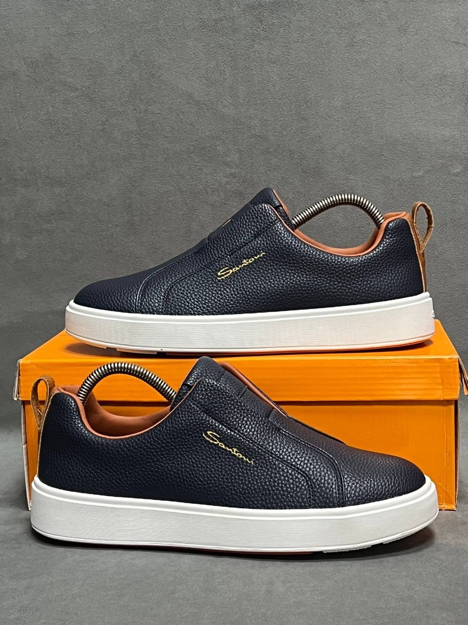 ,слипоны мужские,слипоны santoni,слипоны сантони мужские,слипоны мужские кожаные