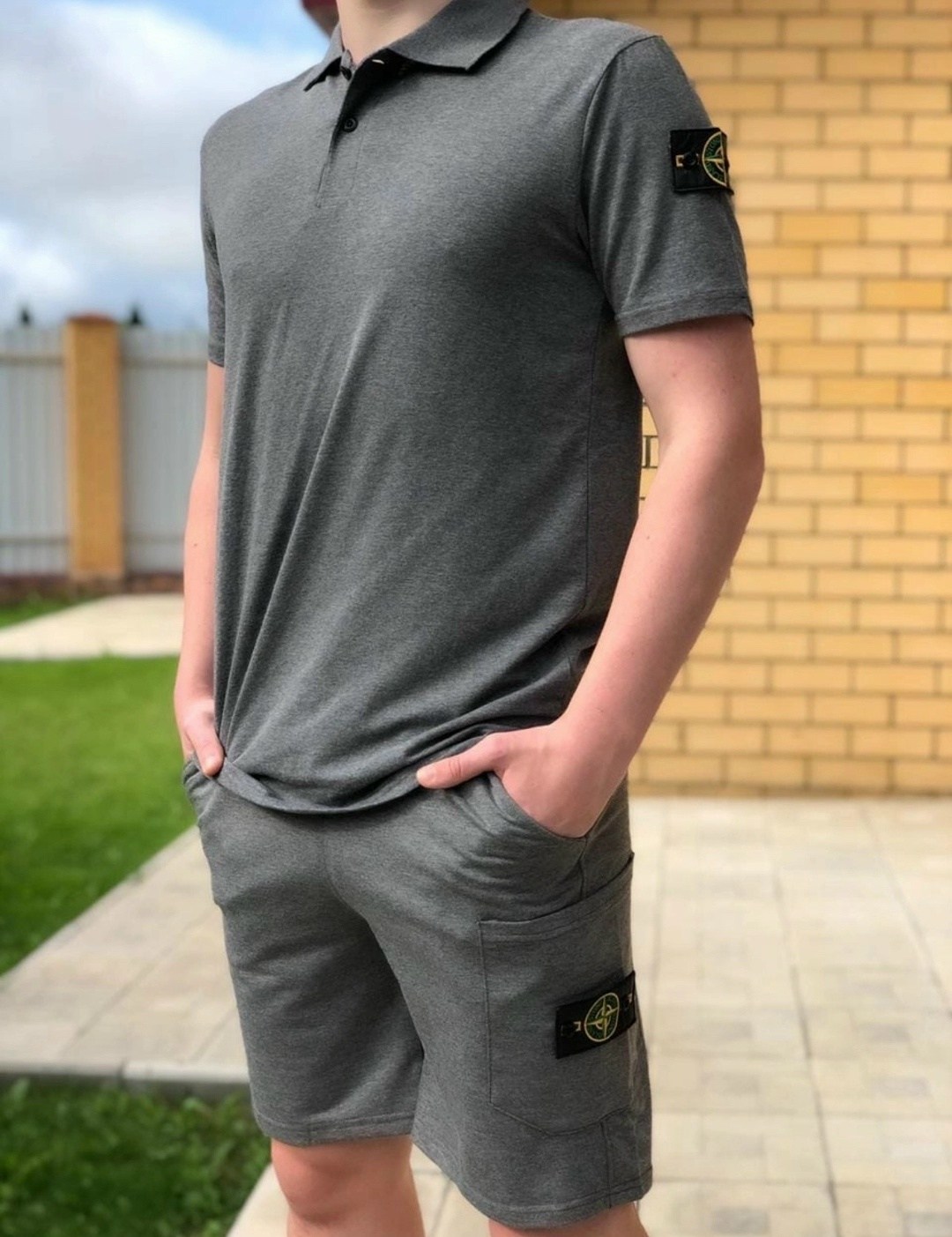 поло stone island,спортивный костюм stone island,футболка-поло stone island,стон айленд,мужские футболки stone island