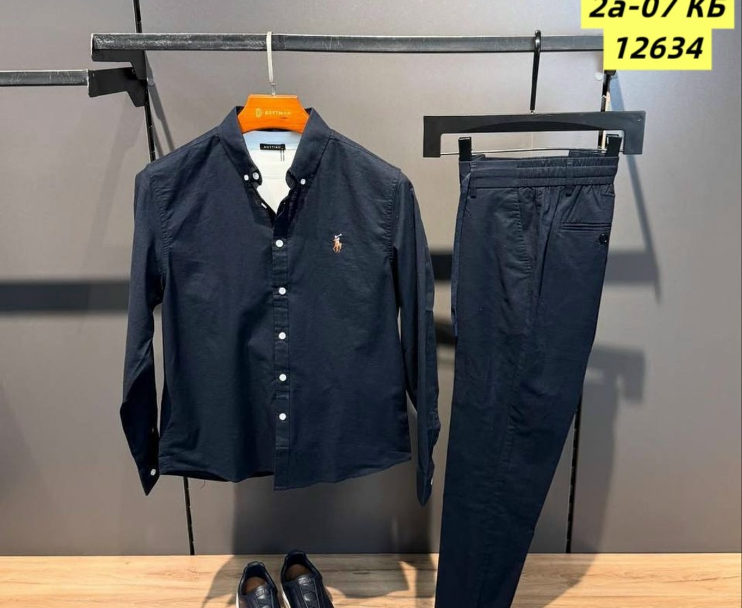 костюм мужской,рубашка polo ralph lauren,мужская мода,комплект одежды мужской,