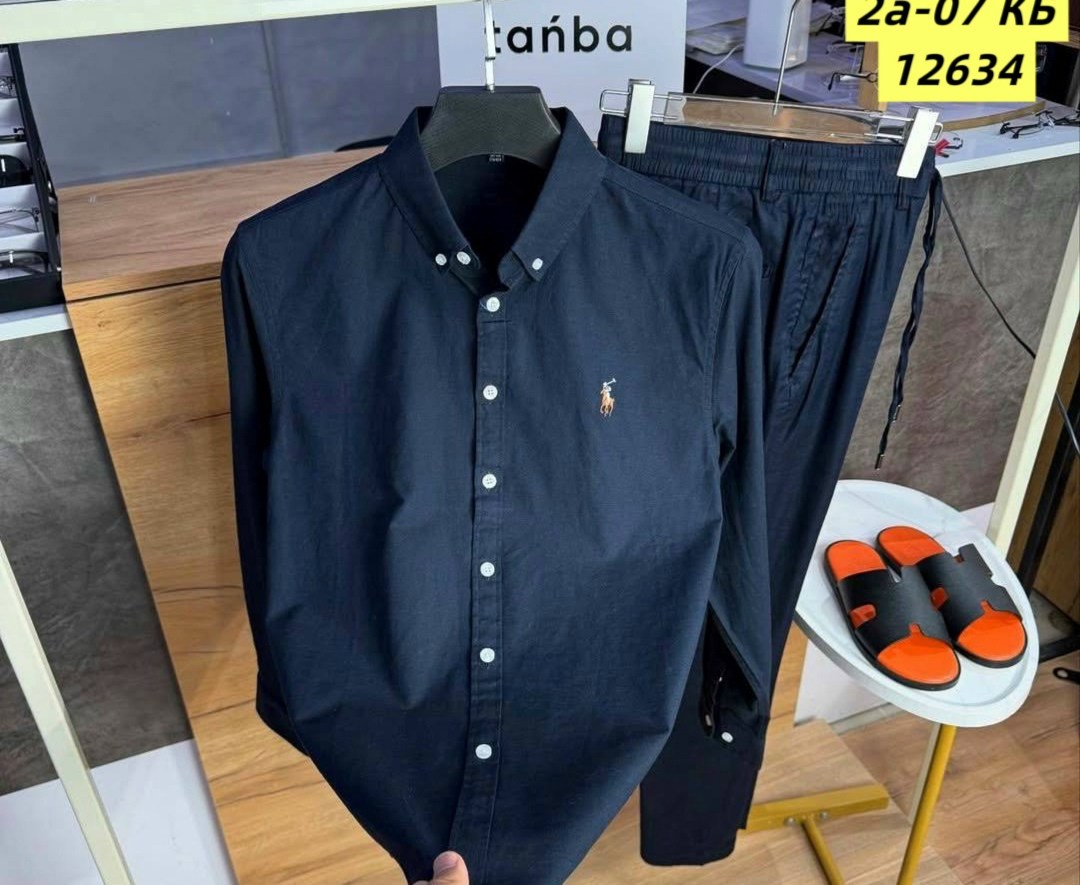 костюм мужской,рубашка polo ralph lauren,мужская мода,комплект одежды мужской,