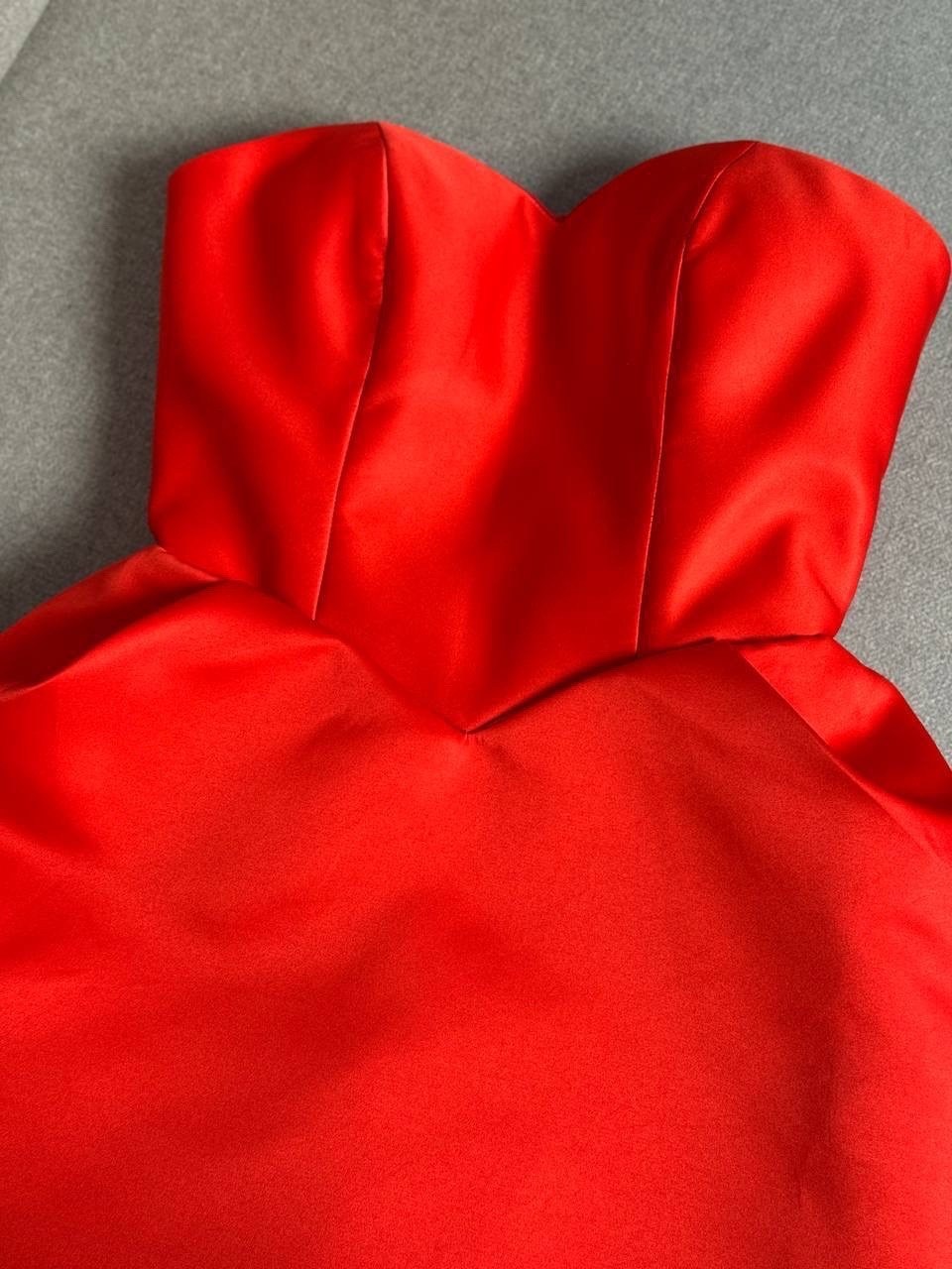 атласное платье,вечернее платье,платья короткие,красное платье,платье вечернее мини