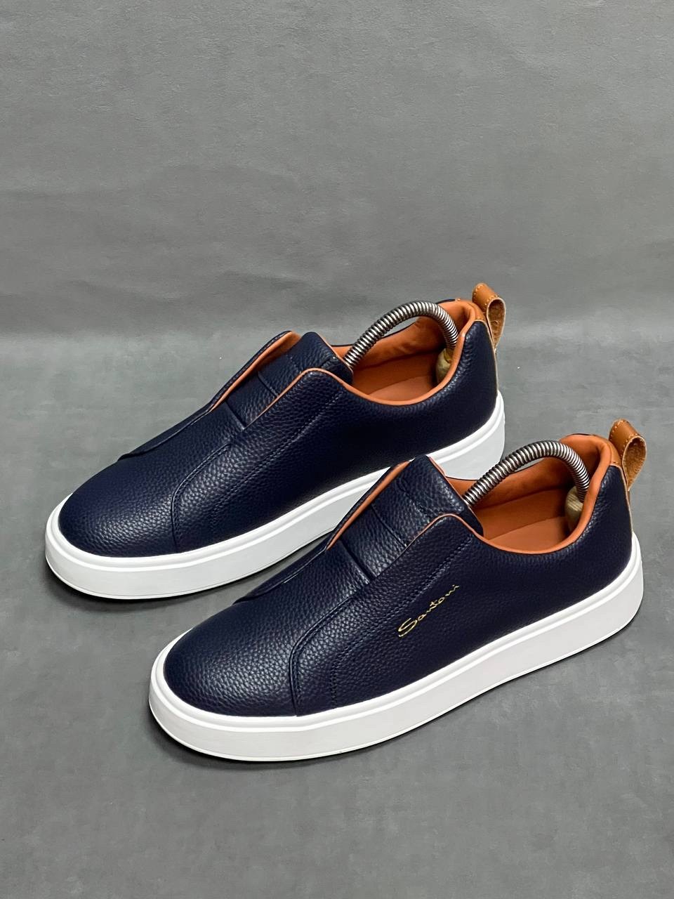 ,слипоны мужские,слипоны santoni,слипоны сантони мужские,слипоны мужские кожаные