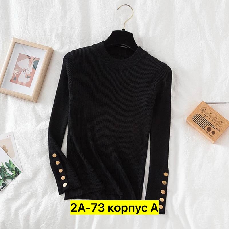 женский трикотажный свитер с круглым вырезом,кофта лапша женская с пуговицами,женский трикотажный свитер,свитер женский с пуговицами,водолазка женская