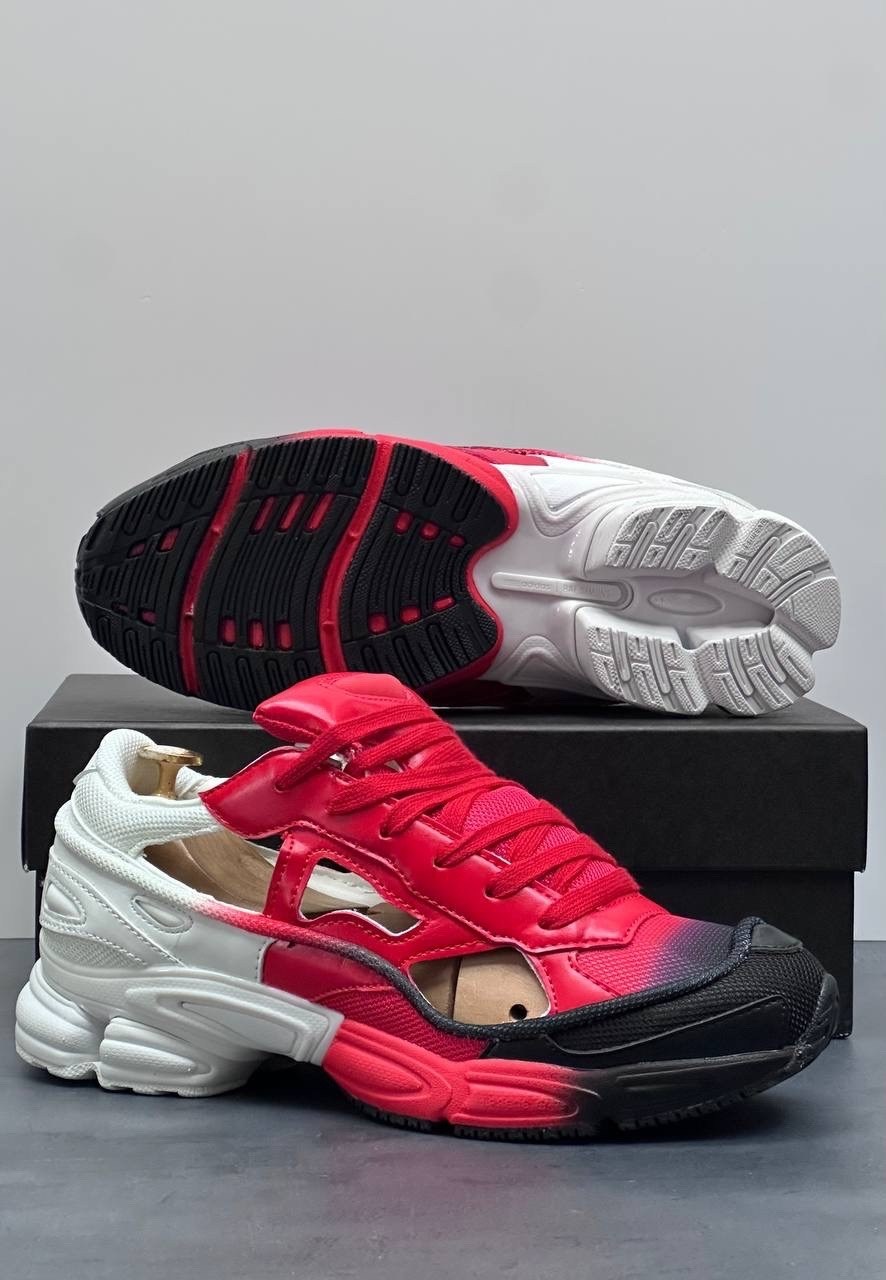 массивные кроссовки raf simons x ozweego replicant adidas красный,кроссовки adidas raf simons x ozweego replicant 'red halo blue',кроссовки raf simons x ozweego replicant adidas красный,adidas raf sim