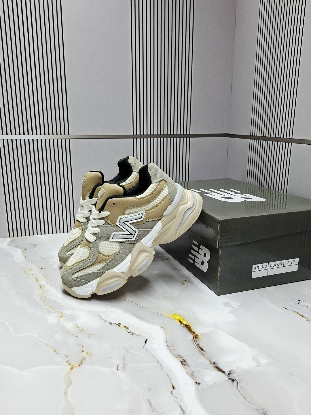 кроссовки new balance 9060,кроссовки new balance,кроссовки женские new balance,кроссовки женские new balance 9060,кроссовки спортивные new balance 9060 mylook цвет молочный, белый, серый