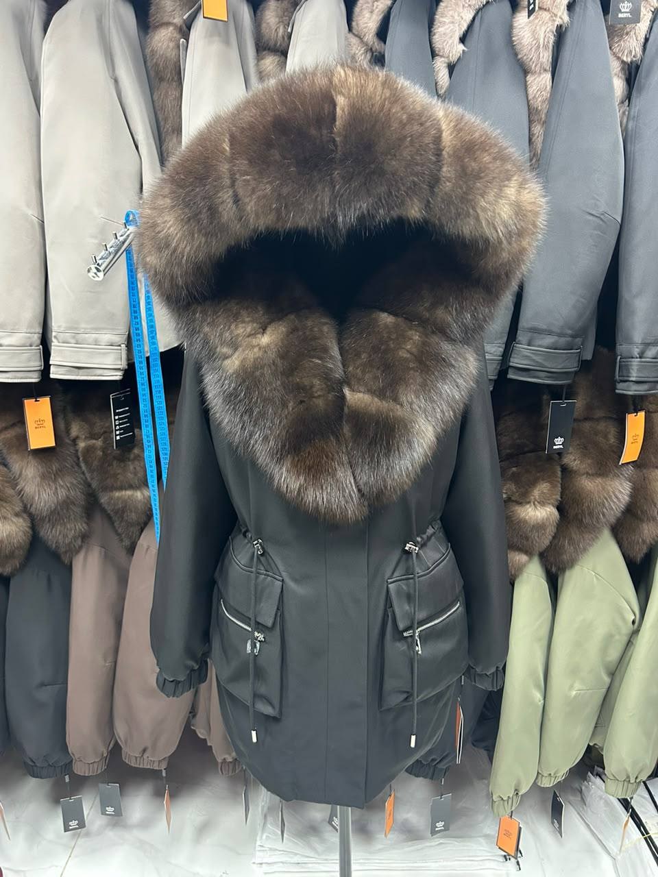 парка женская с натуральным мехом,парка с натуральным мехом,парки с мехом песца,парка с мехом песца,парка с мехом