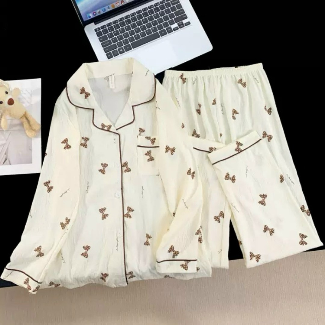 пижама женская,пижама хлопковая,пижама со штанами больших размеров yongyao fashion,комплект пижама,пижам