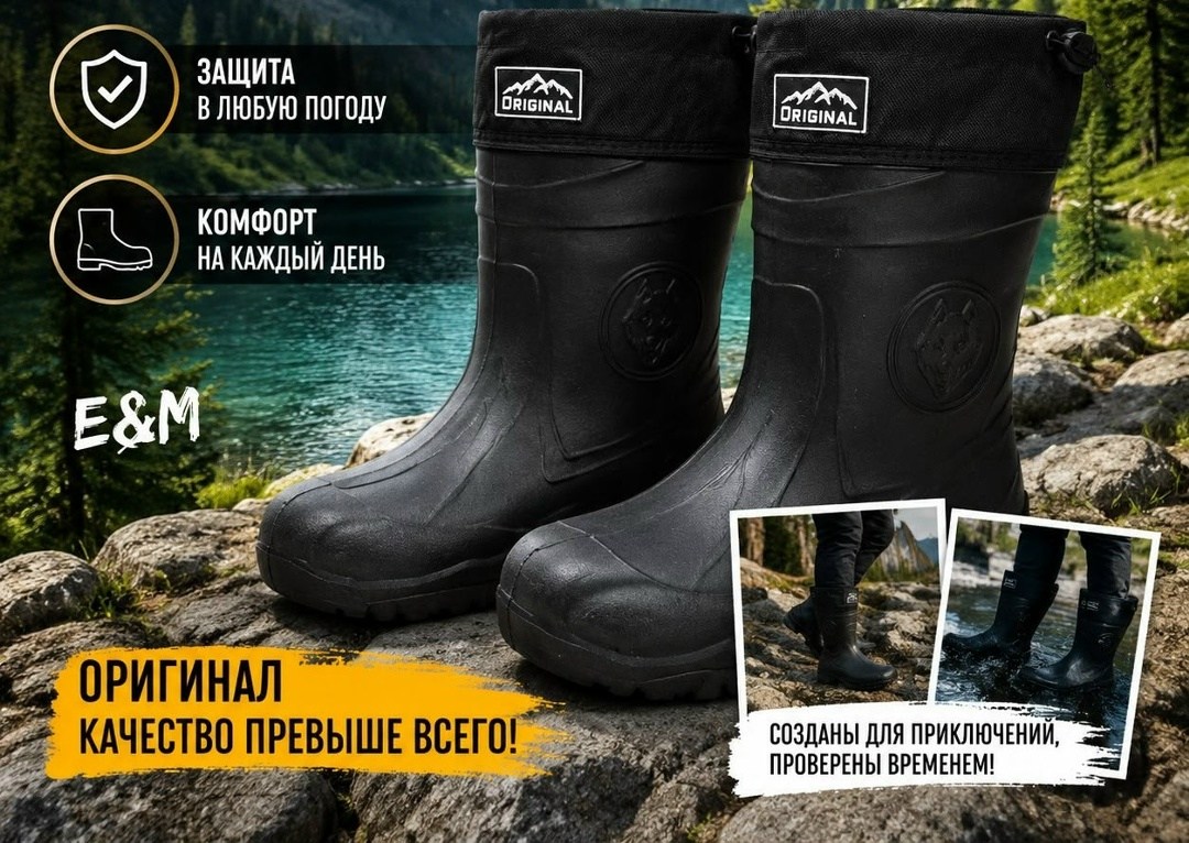 сапоги эва рокс север,сапоги эва,резиновые сапоги,сапоги мужские,резиновые сапоги мужские