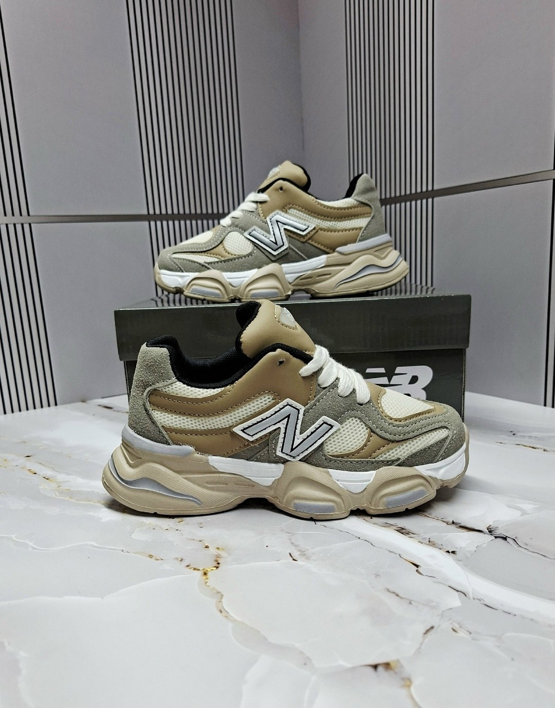 кроссовки new balance 9060,кроссовки new balance,кроссовки женские new balance,кроссовки женские new balance 9060,кроссовки спортивные new balance 9060 mylook цвет молочный, белый, серый