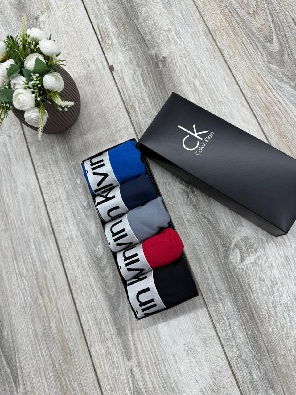 трусы кельвин кляйн набор,комплект трусов боксеры calvin klein 5 шт,набор мужских трусов,мужские трусы calvin klein,набор трусов