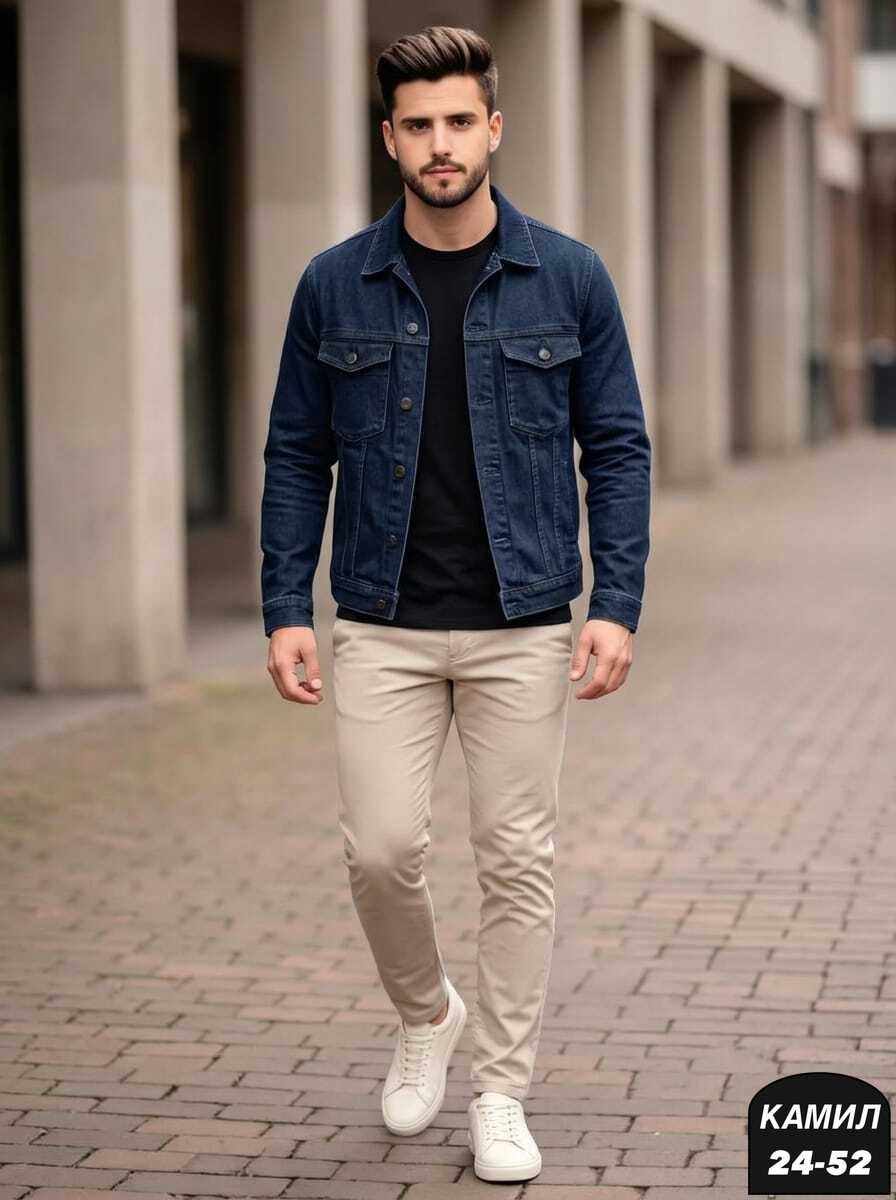 мужские джинсовые куртки,mujskoy style jeans jacket style мужской,стильные мужские костюмы,джинсовая куртка,джинсовка с серыми джинсами