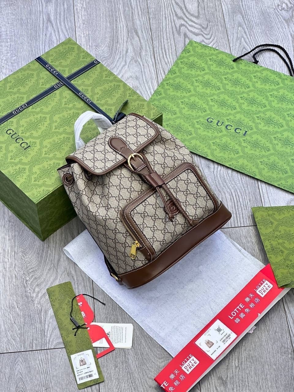 рюкзак gucci,рюкзак gucci a123176 28/26/13 см коричнево-бежевый,рюкзак женский gucci,рюкзак женский гуччи,винтажный кожаный рюкзак gucci