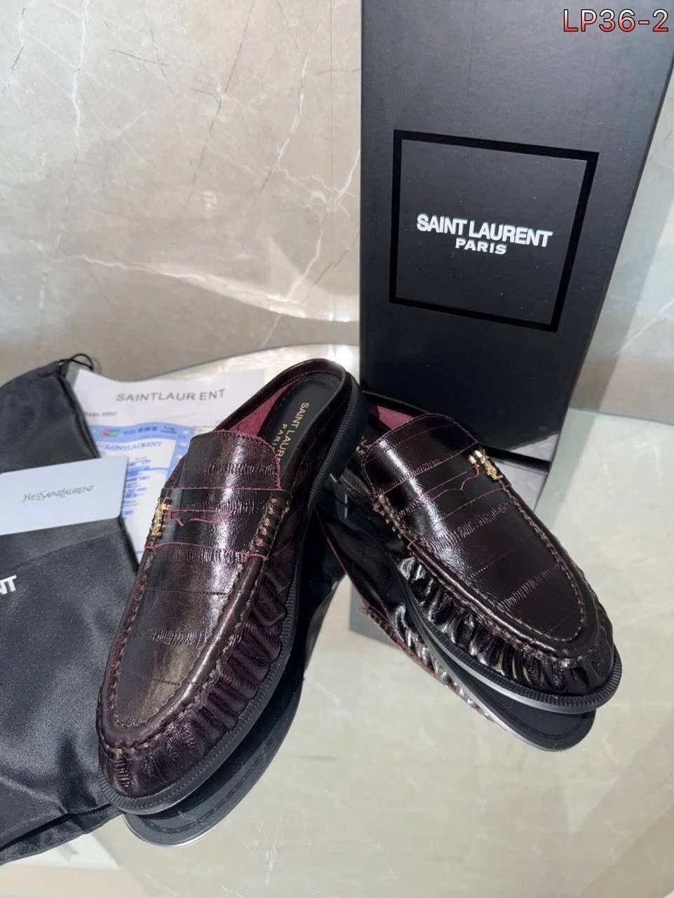 ,обуви,кожаные лоферы,кожаные мюли,лоферы yves saint laurent