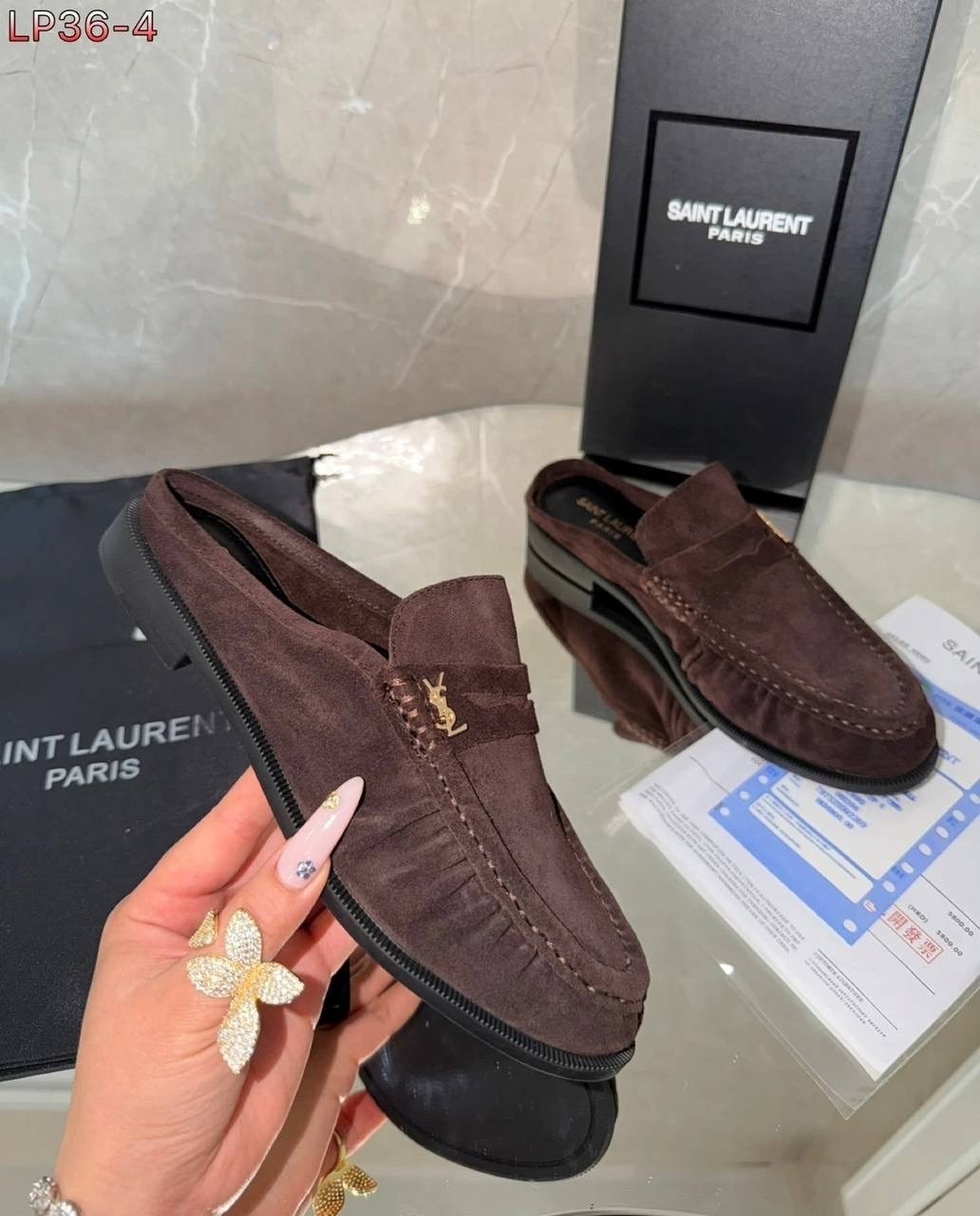 ,обуви,кожаные лоферы,кожаные мюли,лоферы yves saint laurent