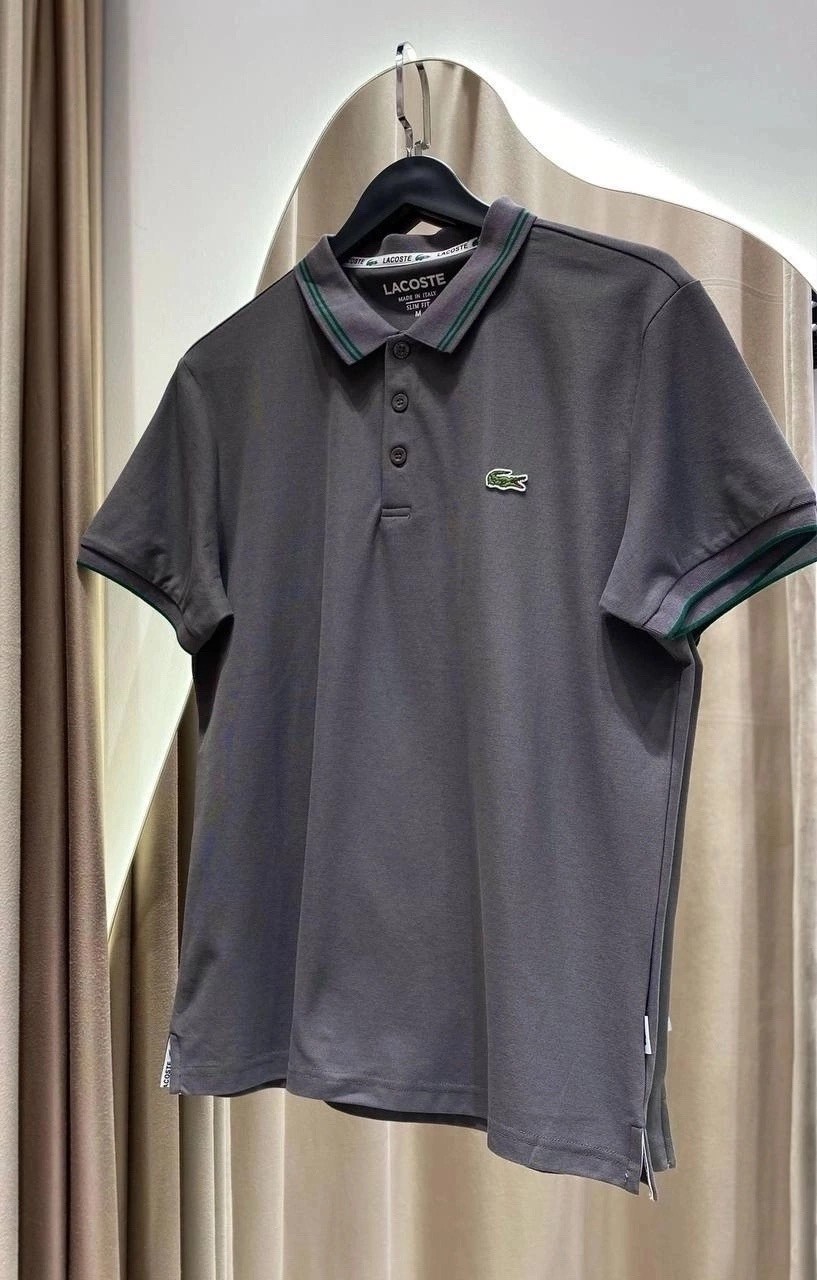 поло серое мужское лакоста,lacoste polo,мужская мода,лакоста поло,мужская футболка поло