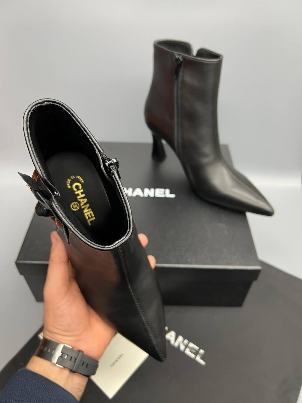 ботильоны chanel,женские ботильоны chanel,ботинки chanel,,ботильоны диор