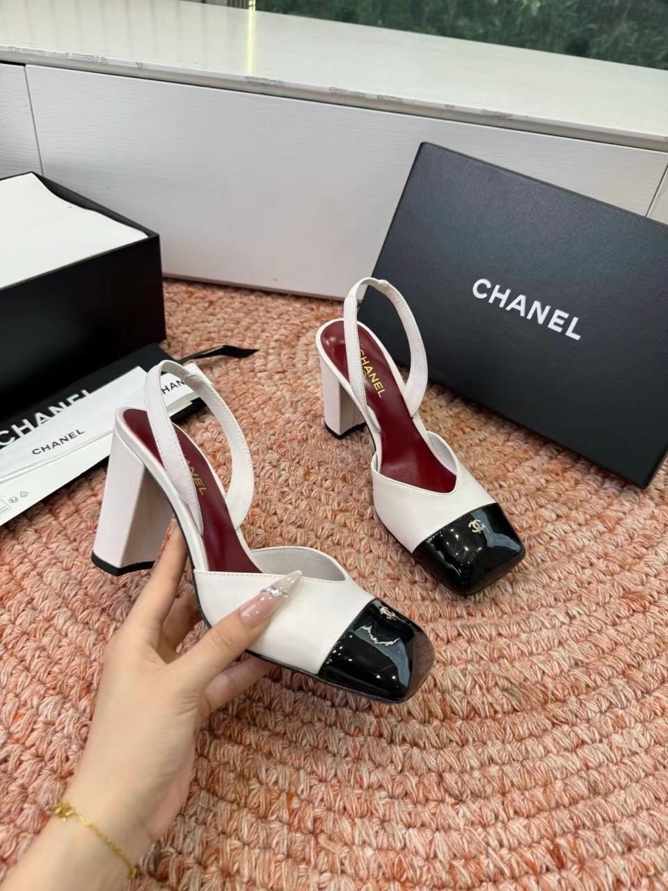 босоножки chanel,туфли chanel,кожаные белые босоножки chanel на среднем каблуке,босоножки шанель на каблуке,босоножки женские chanel