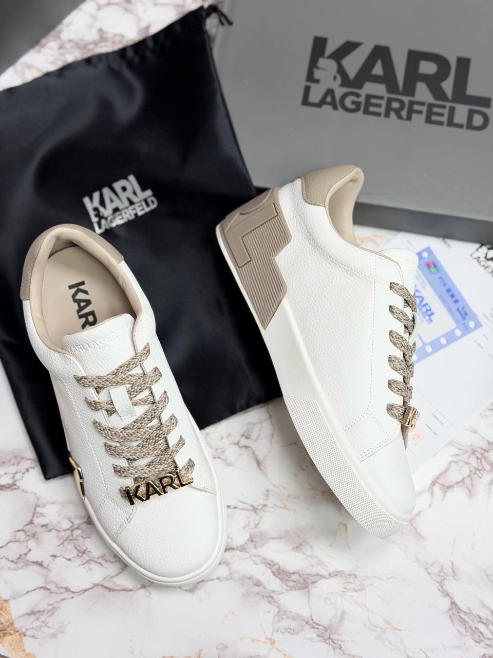 ,кроссовки karl lagerfeld,женские кроссовки,повседневные кроссовки,низкие кроссовки