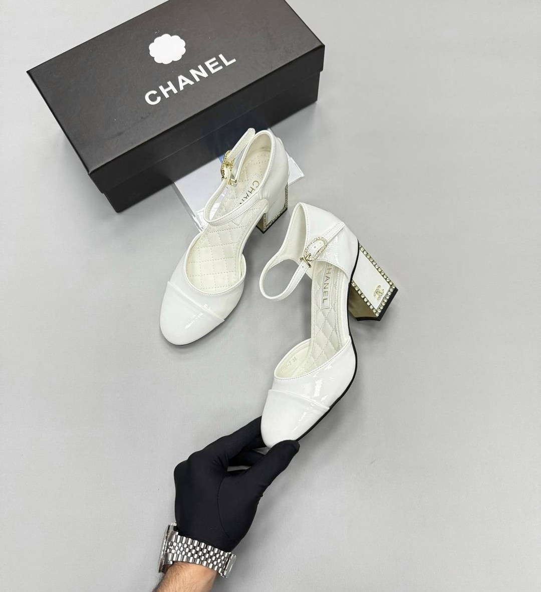 туфли chanel,босоножки chanel,босоножки шанель на каблуке,туфли шанель,босоножки шанель