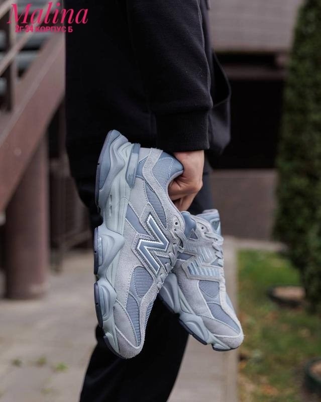 кроссовки new balance 9060,кроссовки new balance,new balance 9060 'arctic grey',кроссовки 9060 'arctic grey' синий new balance,кроссовки