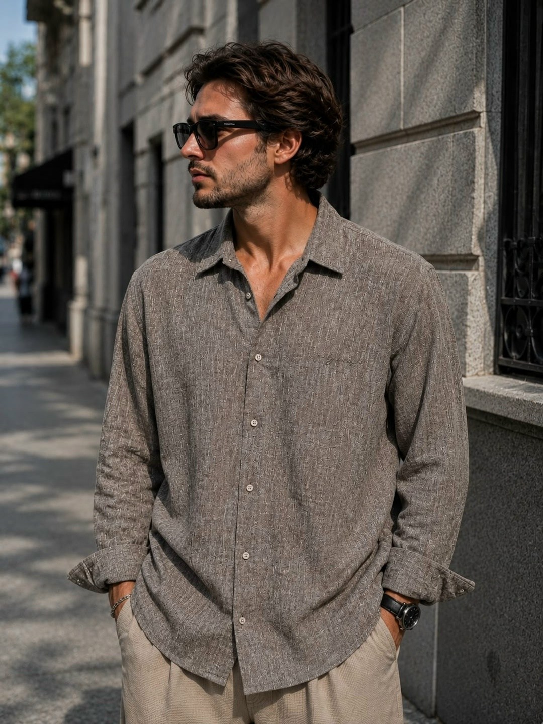 повседневная рубашка,cotton linen plain color casual long sleeve shirt,льняная рубашка мужская,льняная рубашка,рубашка мужская