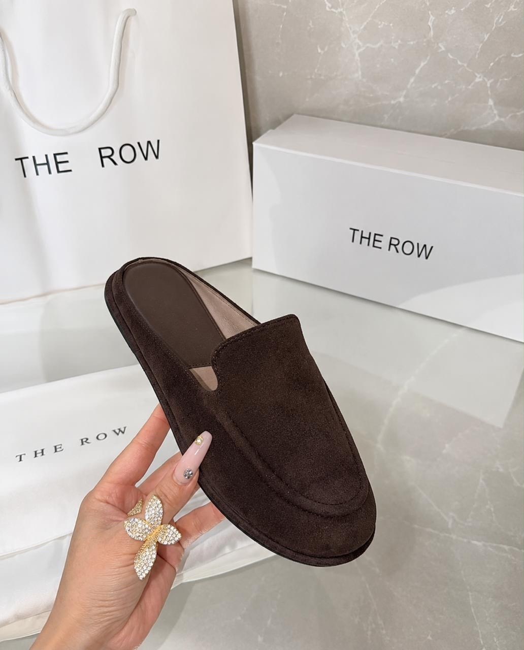 ,замшевые лоферы,женские замшевые коричневые лоферы the row с мехом, женская,женский лоферы