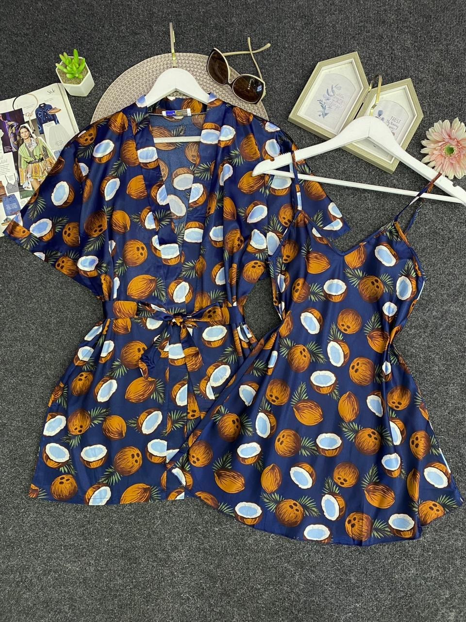 комплект домашний женский,пижама женская,пижама шелк,халат пижама,комплект домашний