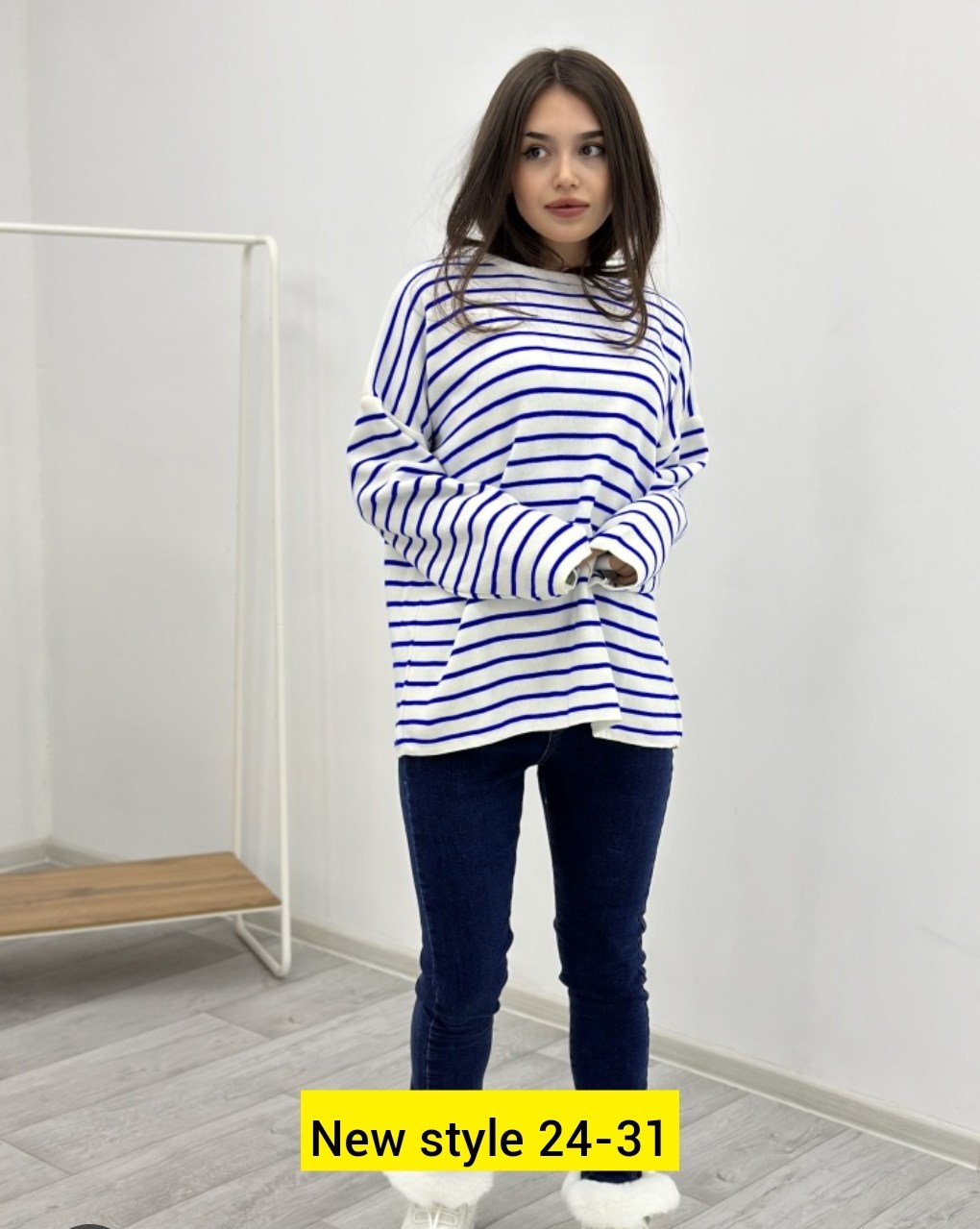 лонгслив оверсайз в полоску тельняшка трикотажный revati wear,кофта женская,лонгслив в полоску тельняшка оверсайз,свитшот женская,кофта женская в полоску