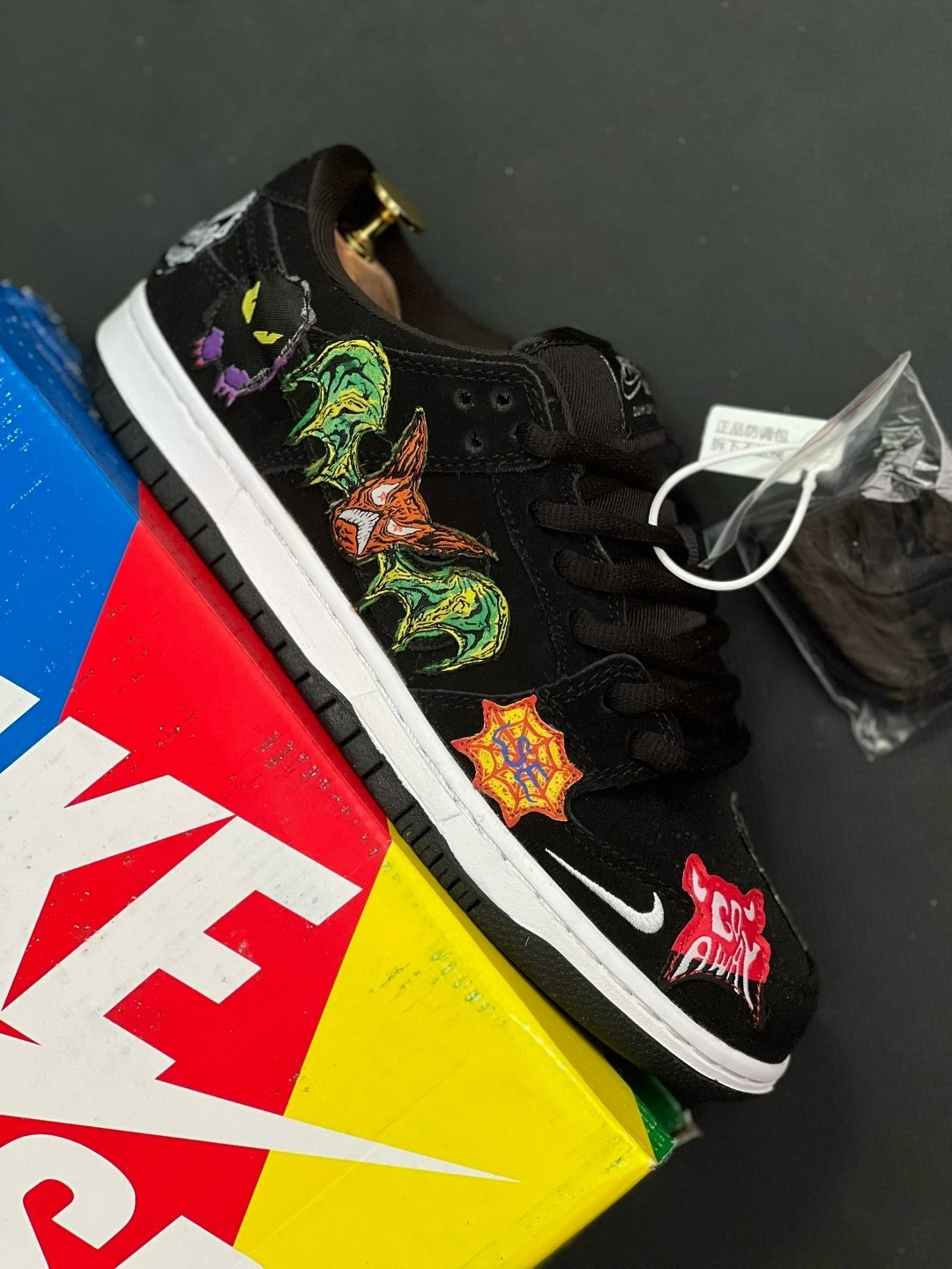 neckface x nike sb dunk low,кроссовки neckface x nike dunk low pro sb black,кроссовки nike sb dunk low pro qs neckface,nike sb x neckface dunk low pro qs,nike sb dunk neckface