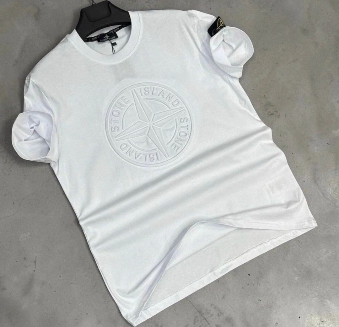мужские футболки stone island,футболка stone island,футболка stone island 1,стильная футболка stone island,белая футболка stone island