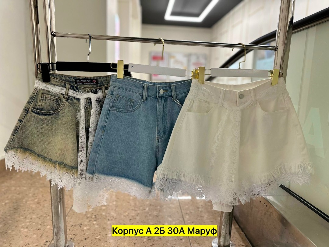 джинсовые шорты,женские джинсовые шорты,шорты джинсовые с кружевом,шорты женские,женские джинсовые шорты с высокой талией
