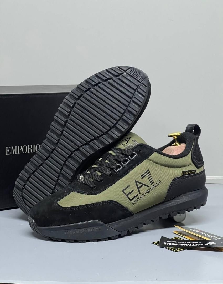 кроссовки emporio armani,кроссовки мужские armani,кроссовки emporio armani ea7 зимние,кроссовки хаки,кроссовки мужские армани