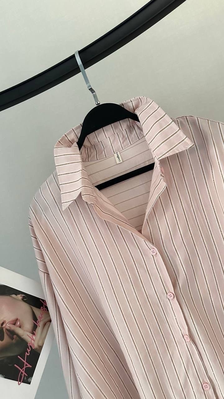 рубашка женская,хлопковая рубашка в полоску оверсайз cosmo brand,рубашка в полоску,повседневная рубашка,повседневная рубашка в полоску