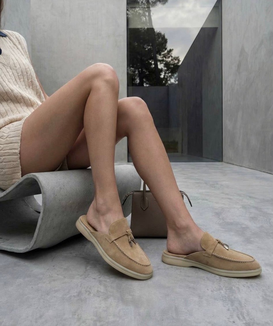 лоферы женские loro piana,серые замшевые лоферы,женские лоферы из натуральной замши,замшевые лоферы,лоферы натуральная замша