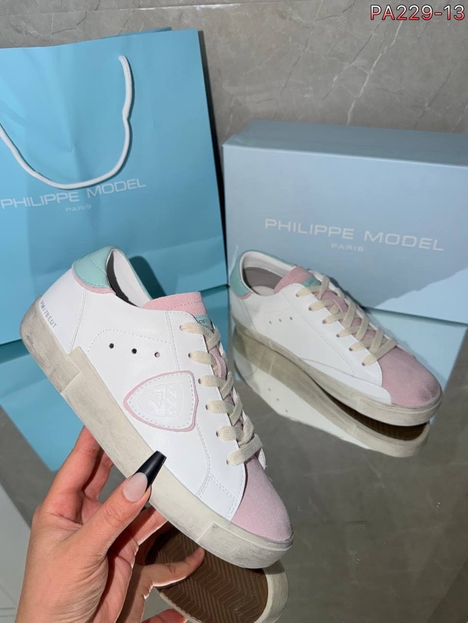 ,кеды philippe model,кроссовки philippe model,кожаные кеды philippe model junior,philippe model