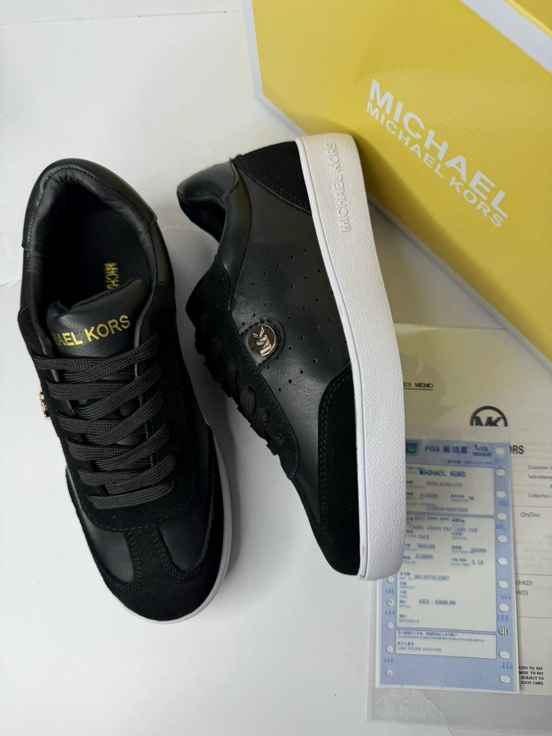 ,кроссовки michael kors,кроссовки женскиe,кроссовки michael kors premiumshoes 201490533,кеды michael kors premium shoes цвет черный