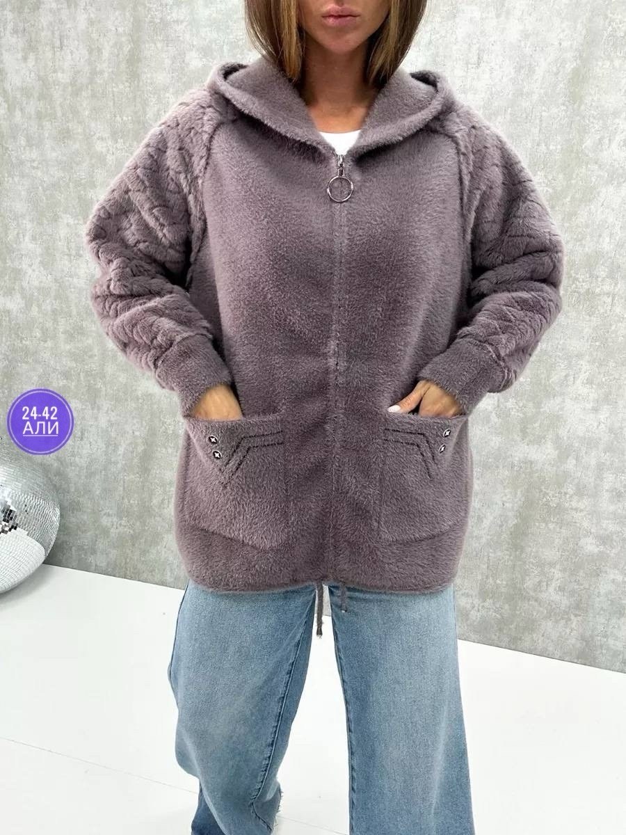кардиган из альпаки,кардиган пушистый с альпакой кофта теплая на замке,куртка из альпаки женская,кардиган альпака,кардиган женский