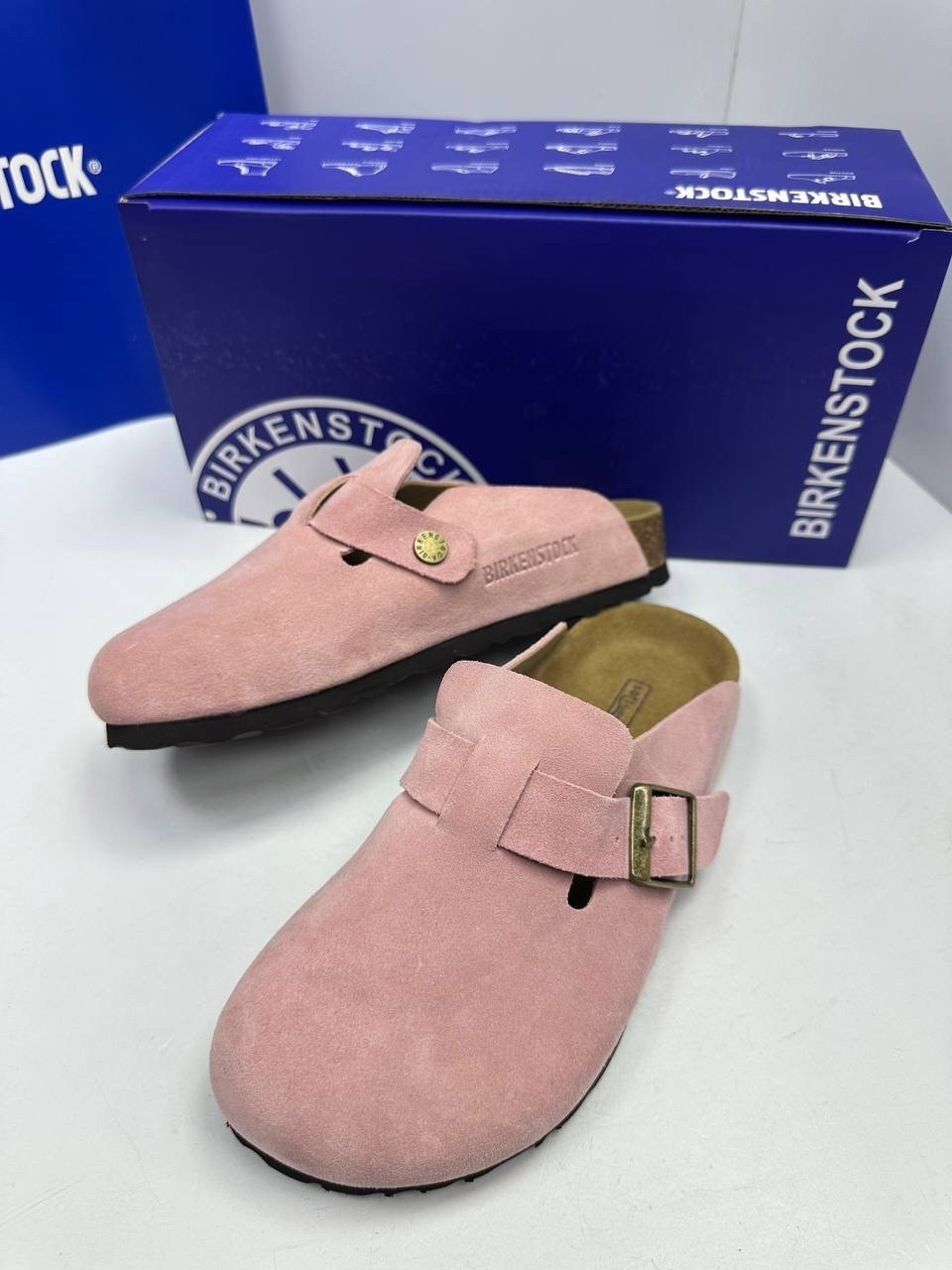 сабо birkenstock,женские birkenstock,,сабо birkenstock boston soft footbed,сабо birkenstock boston