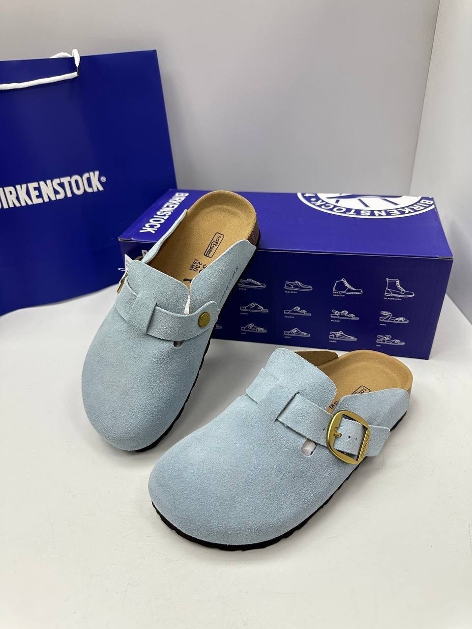 сабо birkenstock,женские birkenstock,,сабо birkenstock boston soft footbed,сабо birkenstock boston